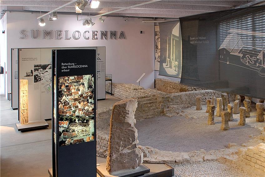 Das Römisches Stadtmuseum Sumelocenna in Rottenburg