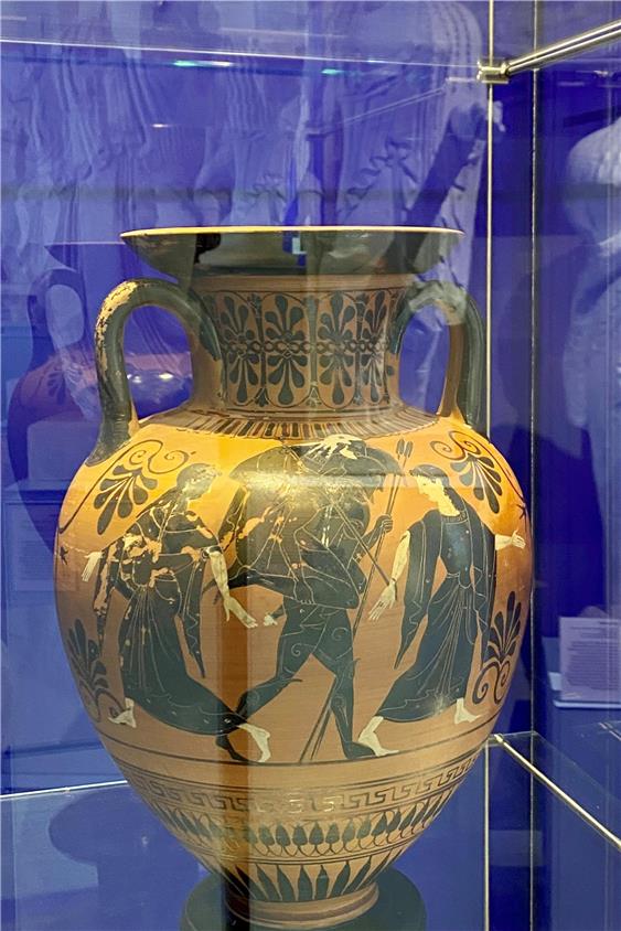 Der Trojanische Krieg war lange Zeit ein beliebtes Vasenmotiv.