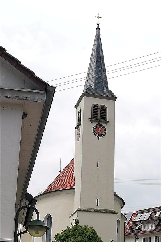Die barocke Kirche St. Agatha in Bietenhausen.
