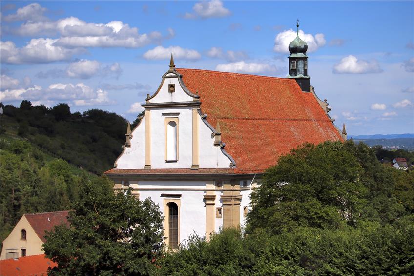 Die barocke Weggentalkirche bei Rottenburg liegt idyllisch im Grünen. Bilder: Erich Sommer