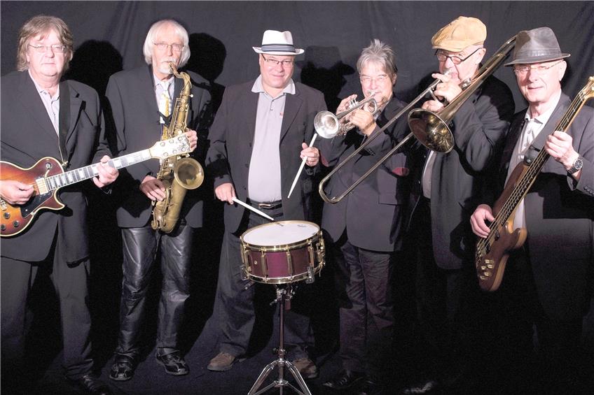 Die sechs Musiker der Riverside Jazz- und Bluesband spielen 13 Instrumente. Bild: Werner Bauknecht