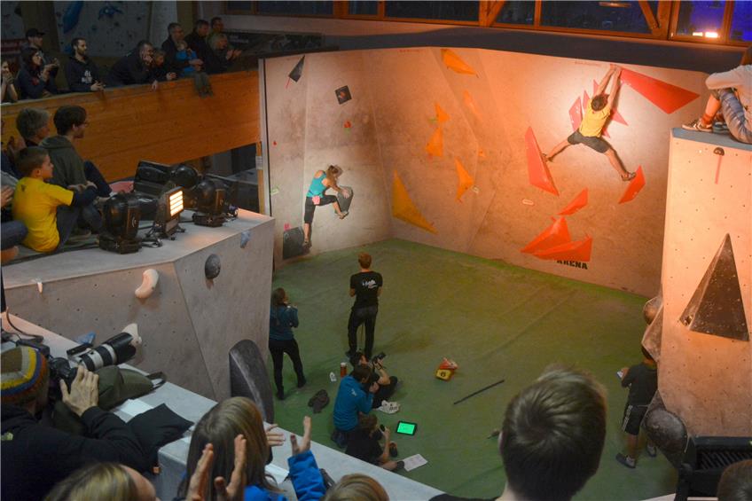 Hallensport wie hier in der Lustnauer Boulderhalle wird es für Hobbysportler so schnell nicht wieder geben. Archivbild: Fabian Renz-Gabriel