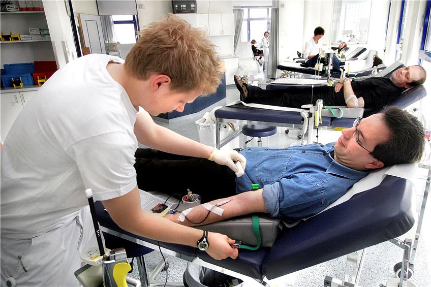 Jede Blutspende hilft Patienten und rettet Leben. Archivbild: Anne Faden