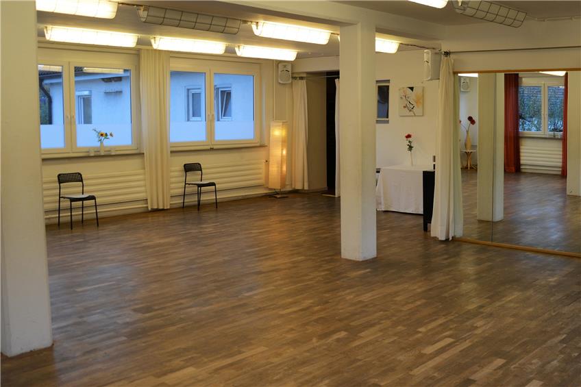 Tanzraum im Corona-Modus: Die Tanz-Etage in Gomaringen bietet viel Platz für Veranstaltungen.
